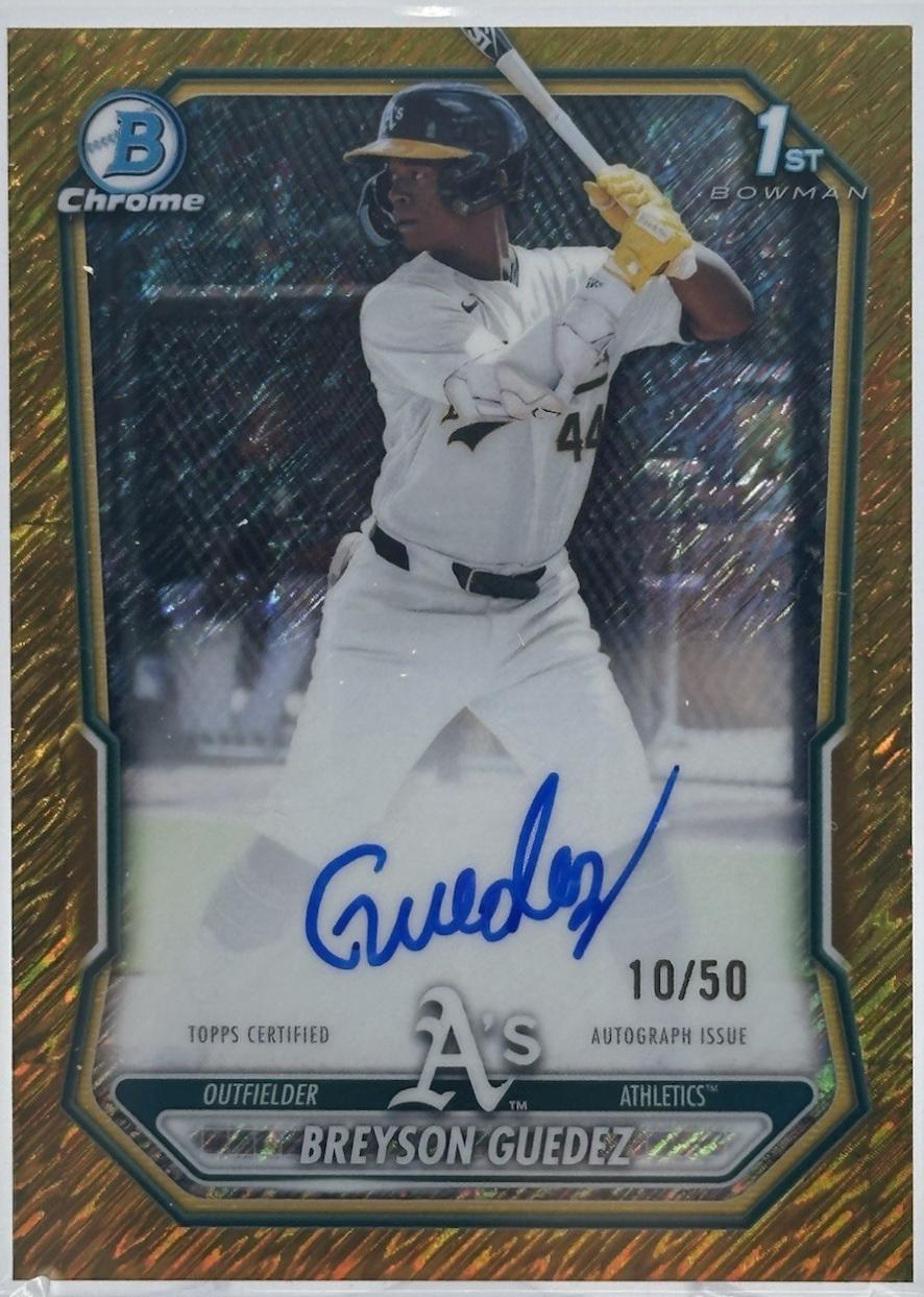 Breyson Guedez [Gold Shimmer Refractor] #CPA-BG