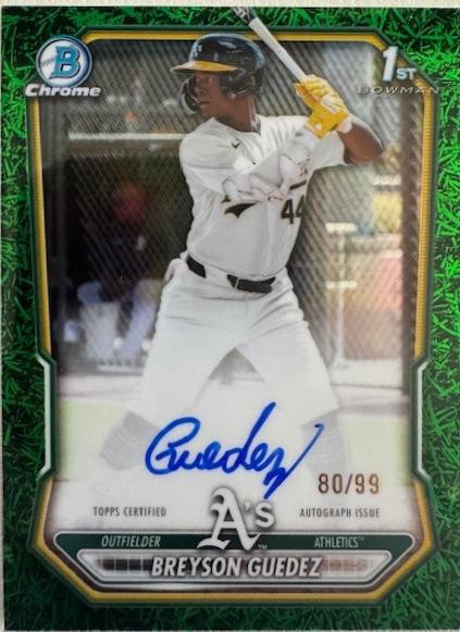 Breyson Guedez [Green Grass Refractor] #CPA-BG