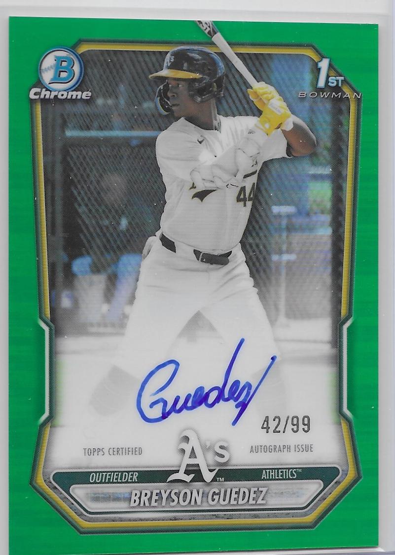 Breyson Guedez [Green Refractor] #CPA-BG