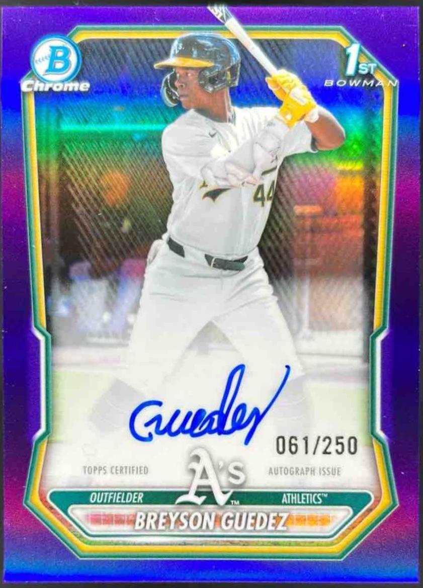 Breyson Guedez [Purple Refractor] #CPA-BG
