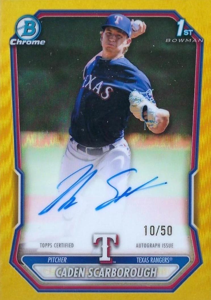Caden Scarborough [Gold Refractor] #CPA-CSC