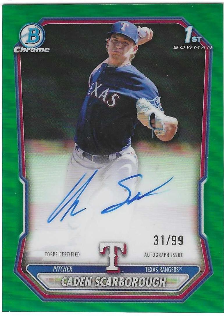 Caden Scarborough [Green Refractor] #CPA-CSC