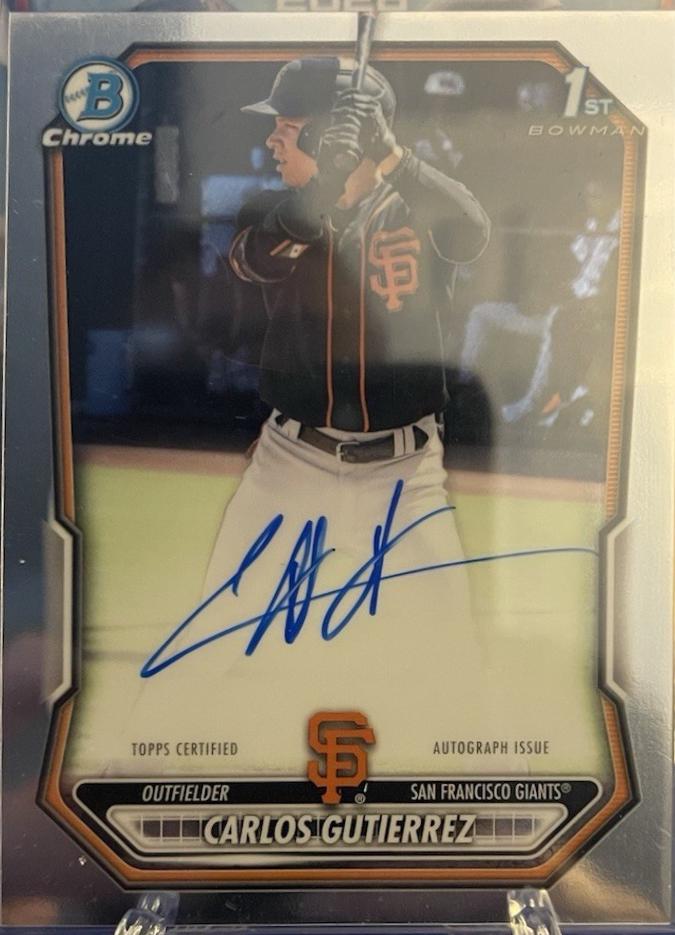 Carlos Gutierrez [Refractor] #CPA-CGU