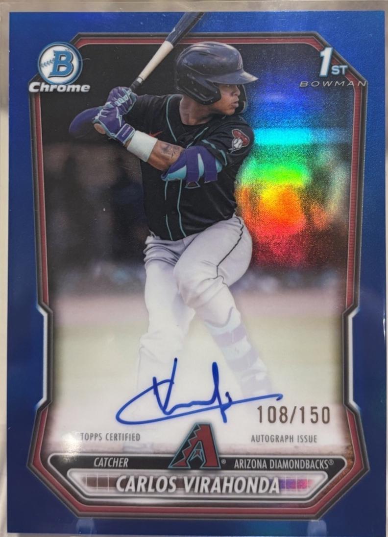 Carlos Virahonda [Blue Refractor] #CPA-CV