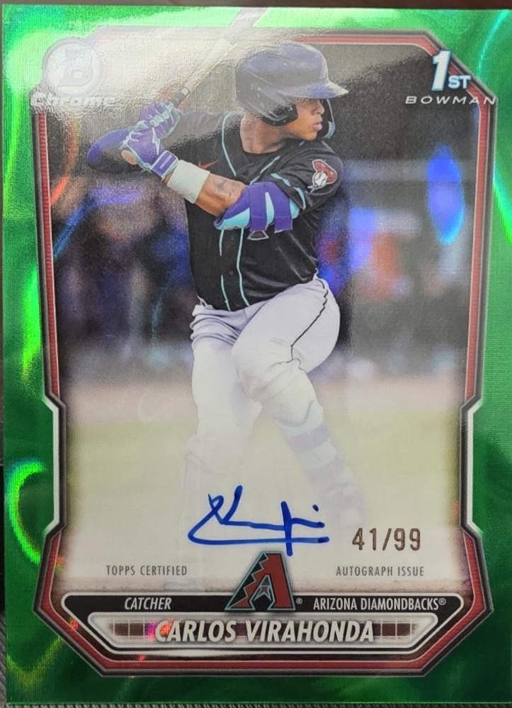 Carlos Virahonda [Green Lava Refractor] #CPA-CV