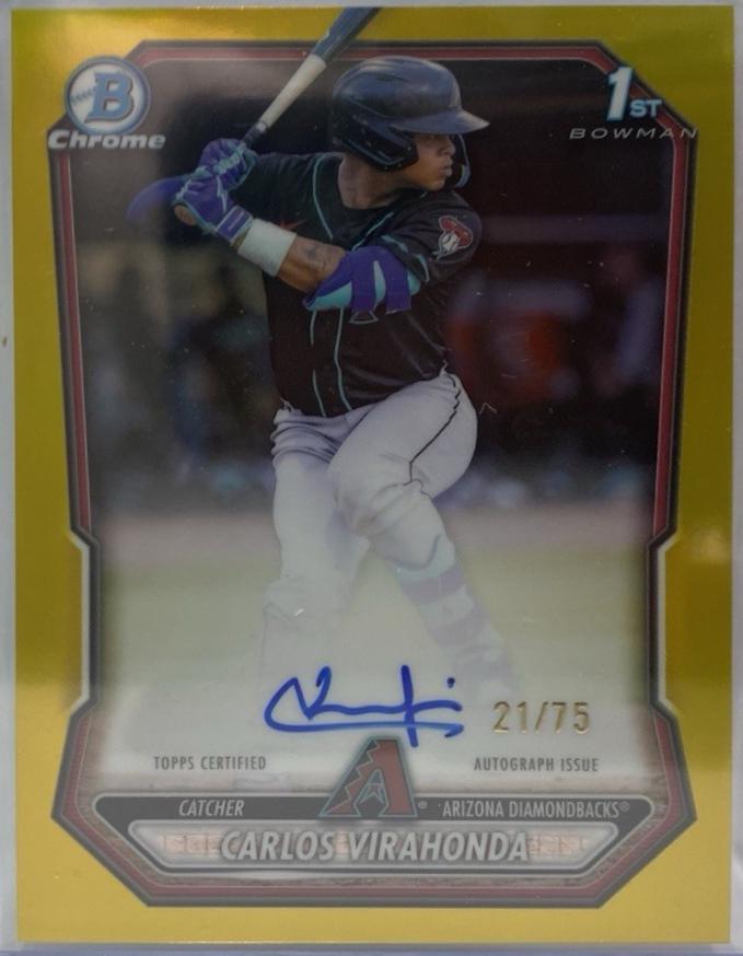Carlos Virahonda [Yellow Refractor] #CPA-CV