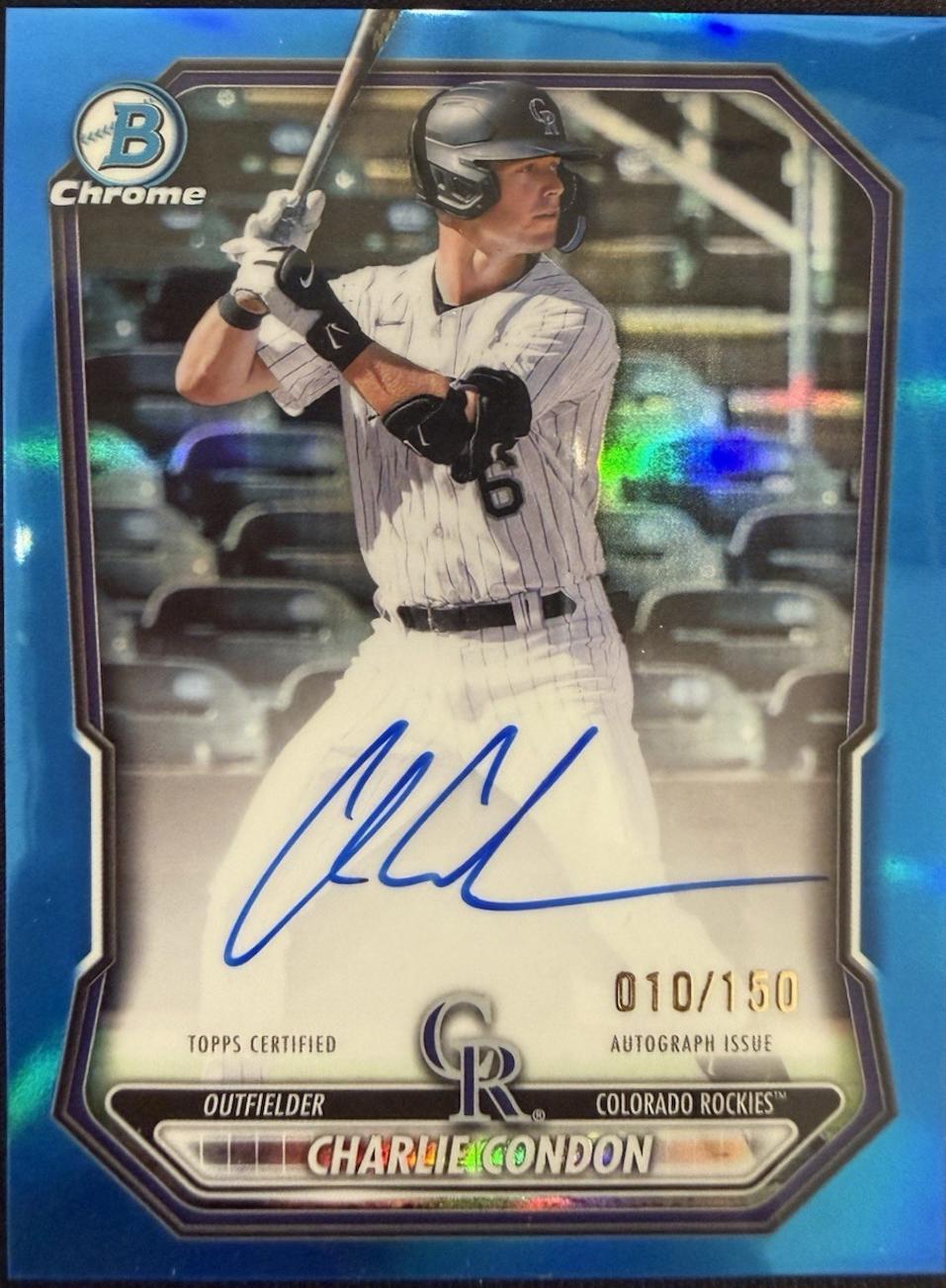 Charlie Condon [Blue Refractor] #CPA-CC
