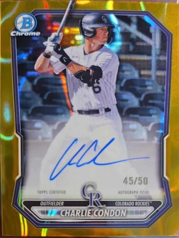 Charlie Condon [Gold Lava Refractor] #CPA-CC
