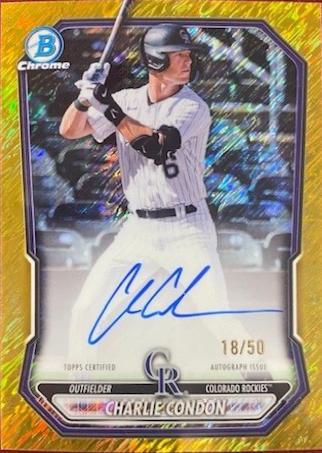 Charlie Condon [Gold Shimmer Refractor] #CPA-CC