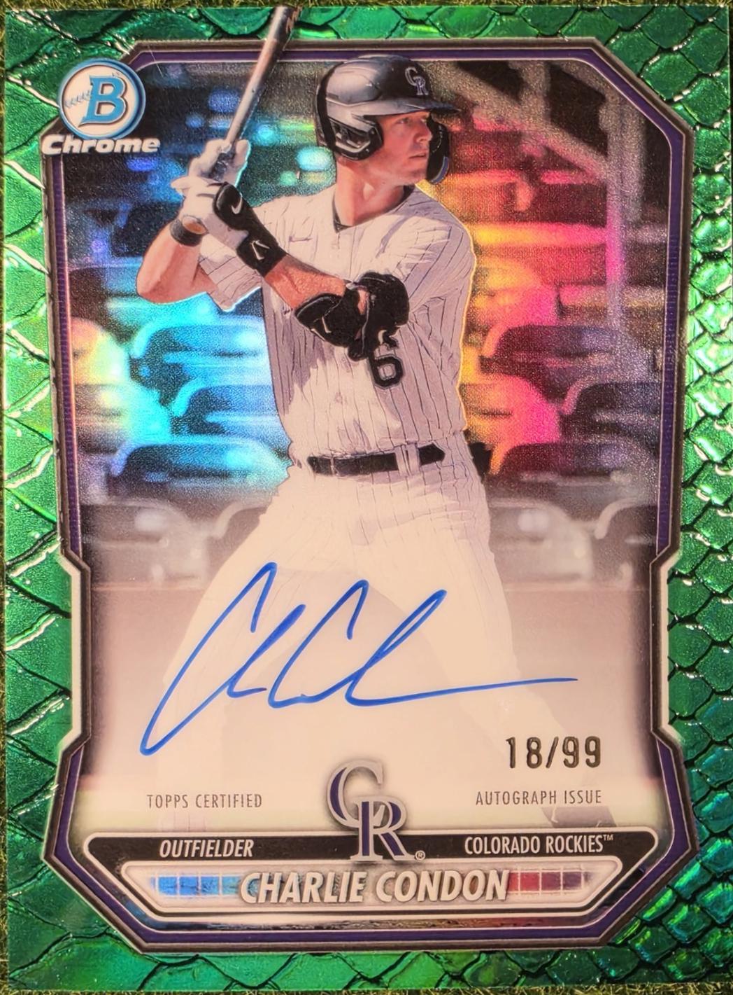Charlie Condon [Green Reptilian Refractor] #CPA-CC