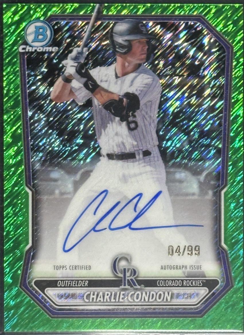 Charlie Condon [Green Shimmer Refractor] #CPA-CC