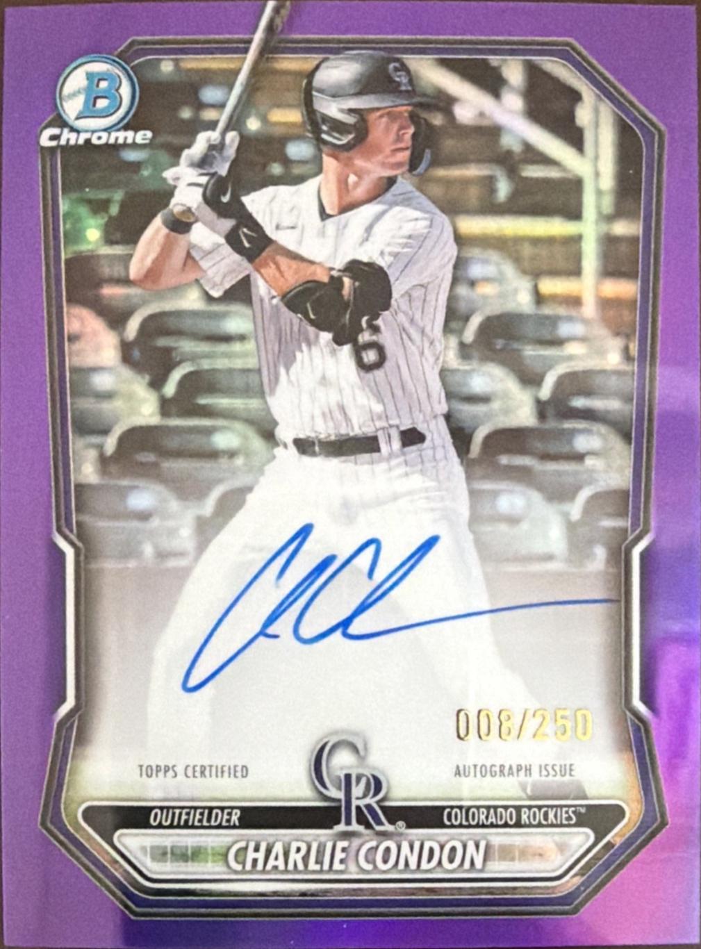 Charlie Condon [Purple Refractor] #CPA-CC