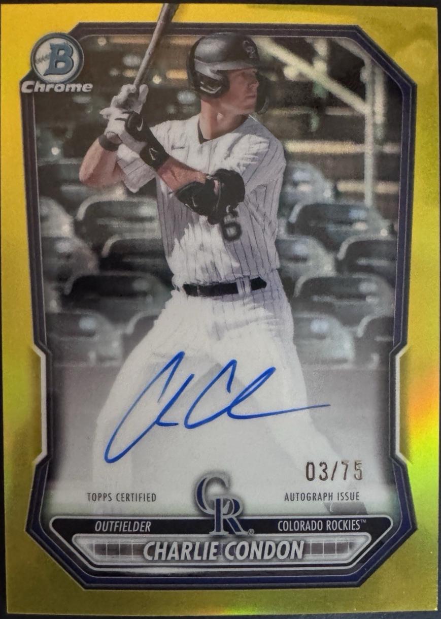 Charlie Condon [Yellow Refractor] #CPA-CC