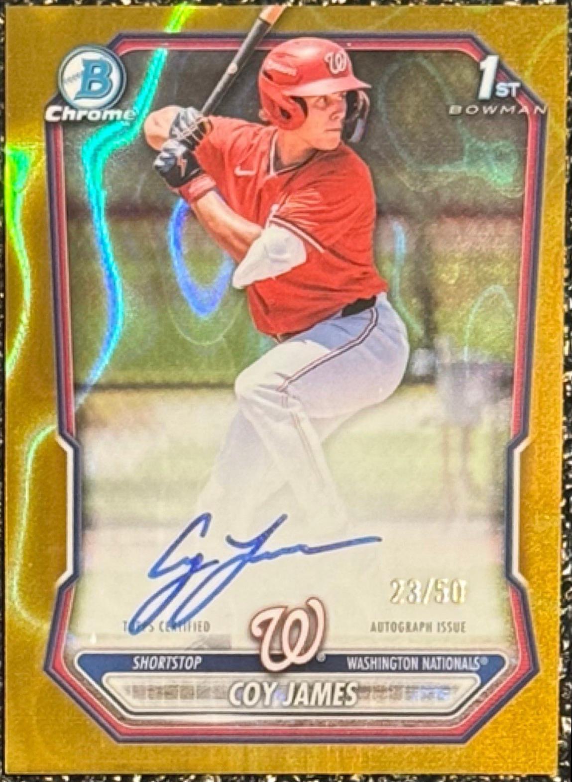 Coy James [Gold Lava Refractor] #CPA-CJ