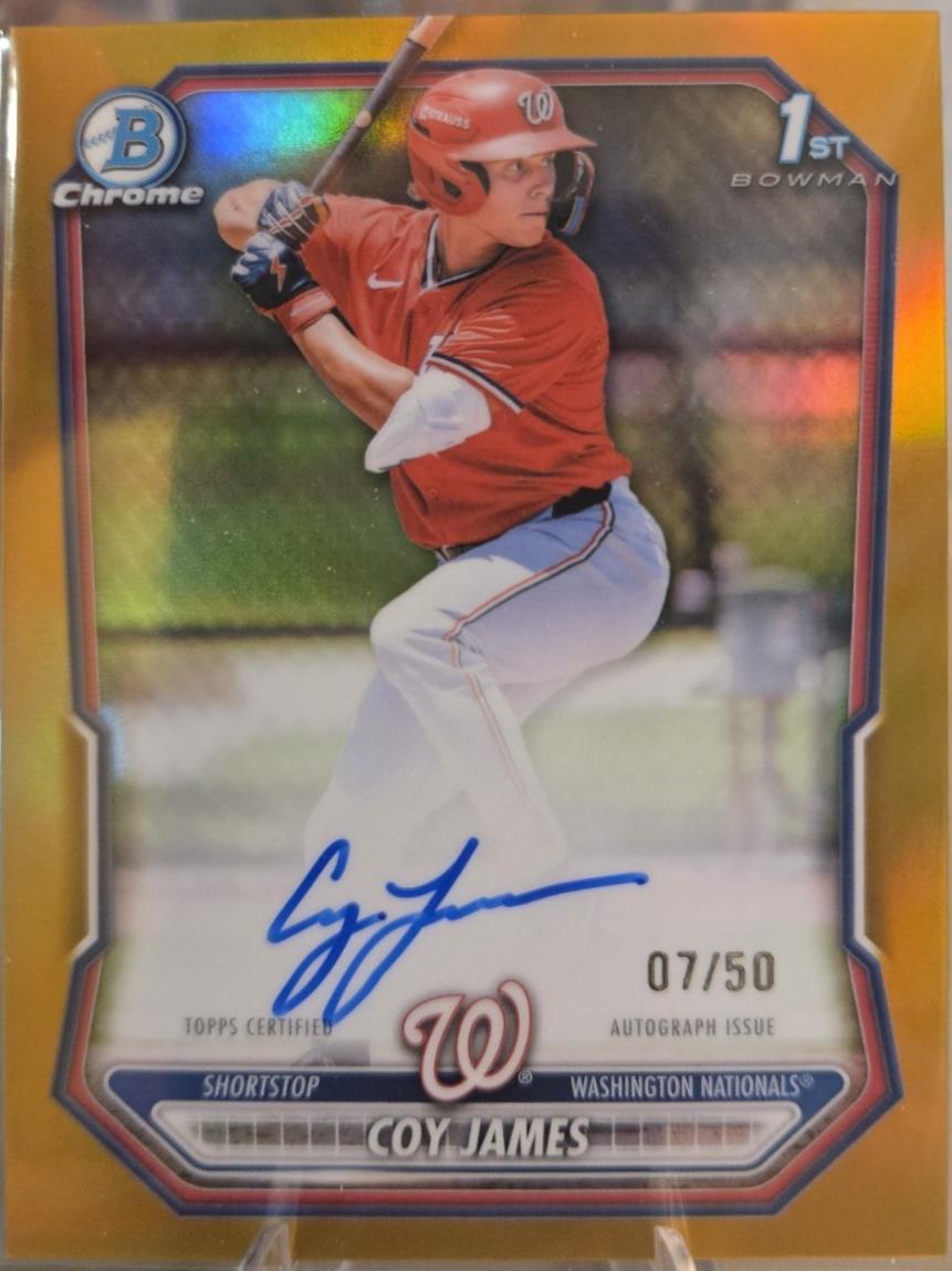 Coy James [Gold Refractor] #CPA-CJ