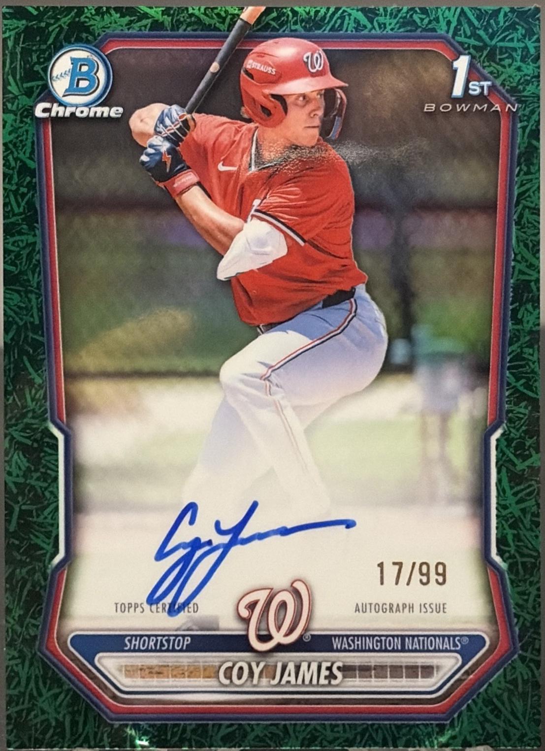 Coy James [Green Grass Refractor] #CPA-CJ