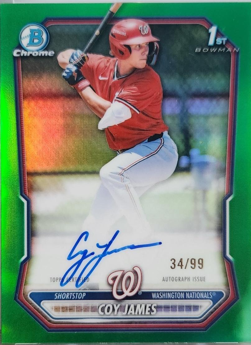 Coy James [Green Refractor] #CPA-CJ