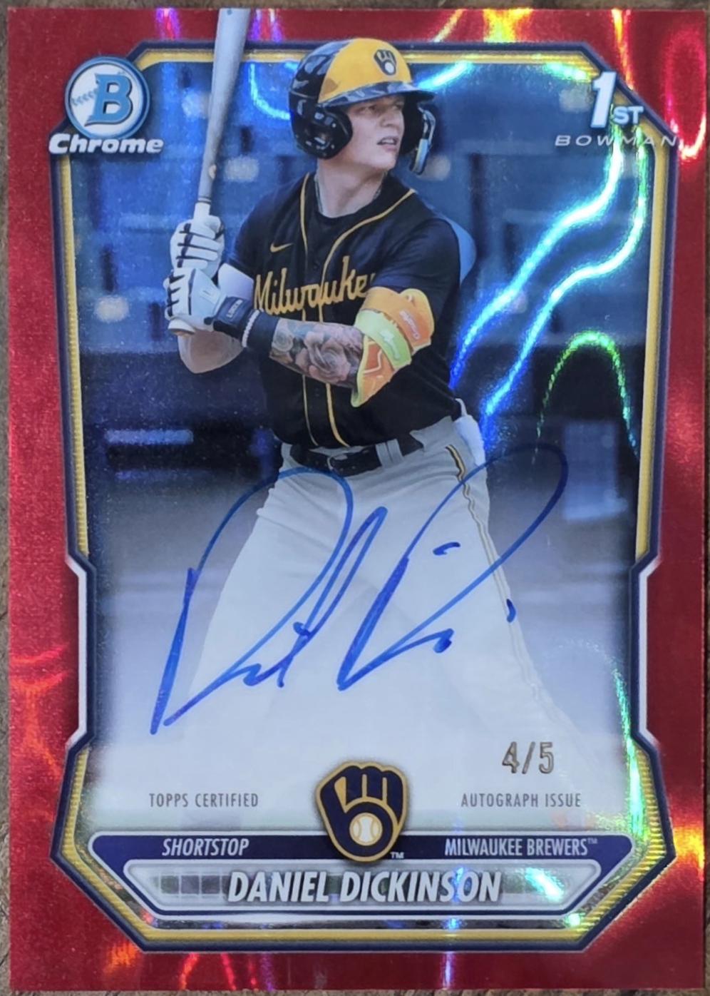 Daniel Dickinson [Red Lava Refractor] #CPA-DD