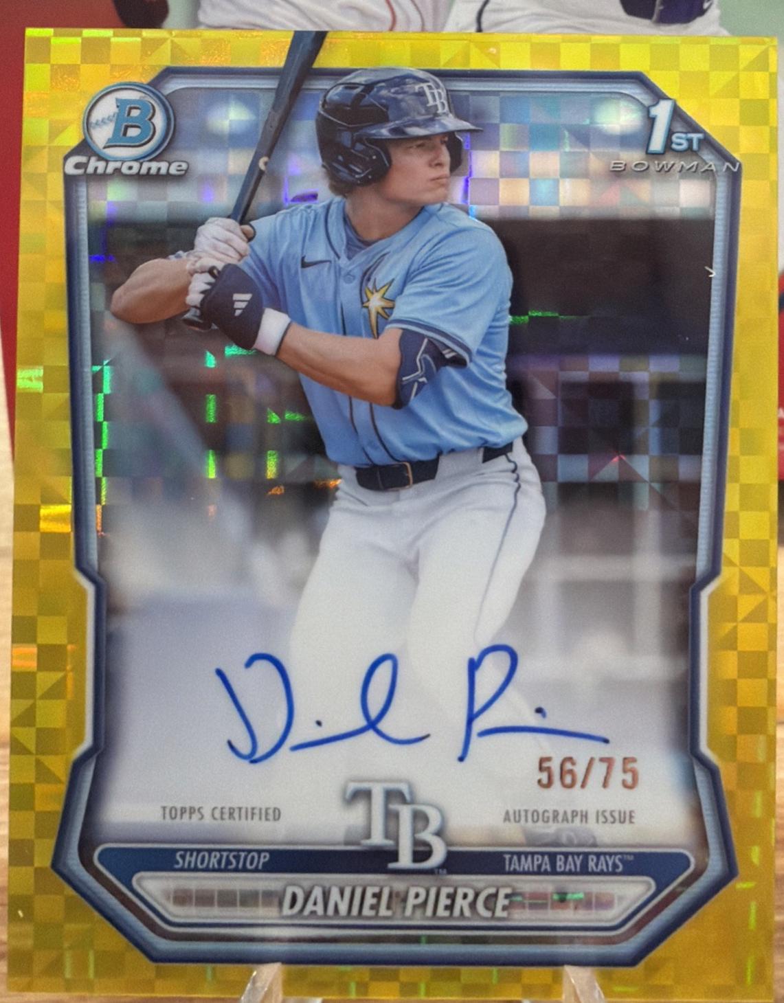 Daniel Pierce [Yellow X-Fractor] #CPA-DP