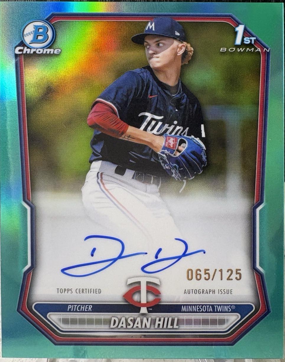 Dasan Hill [Aqua Refractor] #CPA-DH