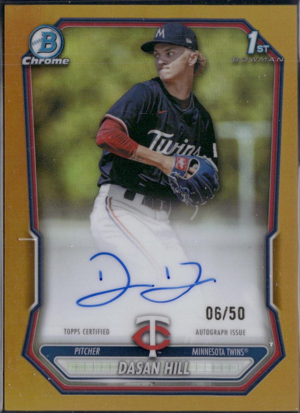 Dasan Hill [Gold Refractor] #CPA-DH