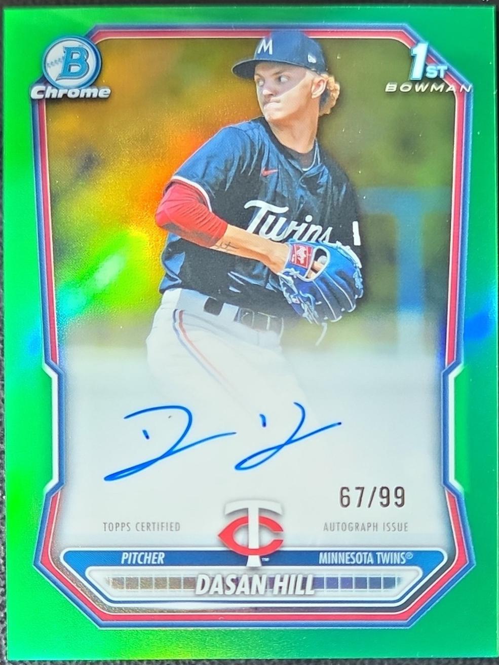Dasan Hill [Green Refractor] #CPA-DH