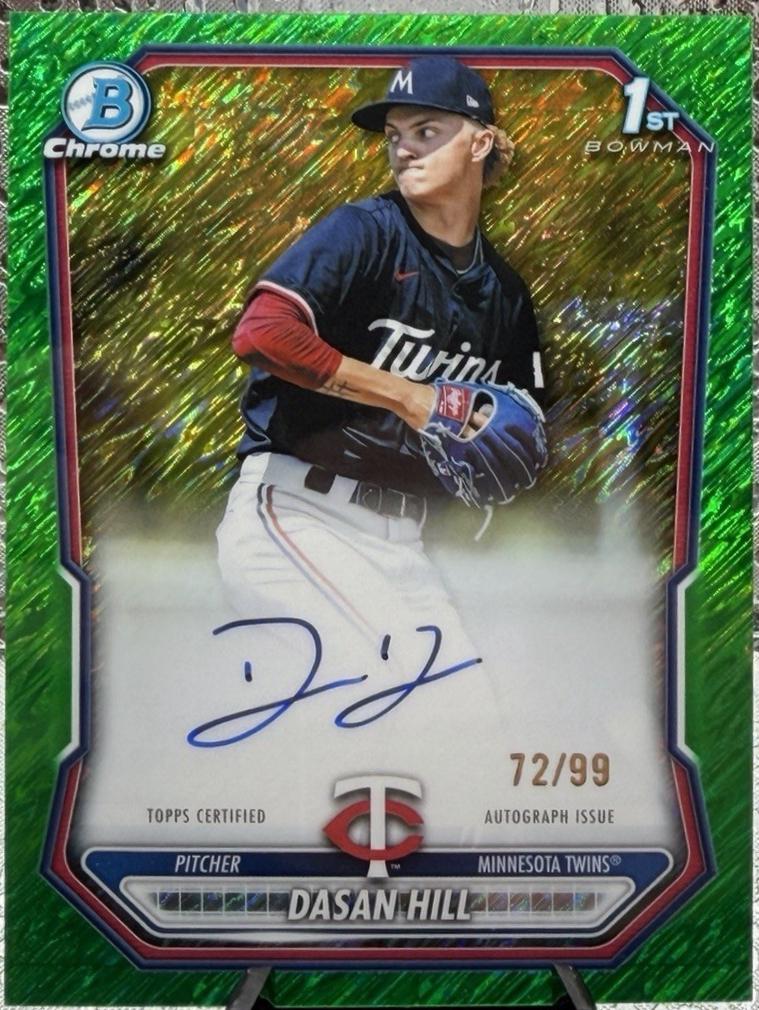 Dasan Hill [Green Shimmer Refractor] #CPA-DH
