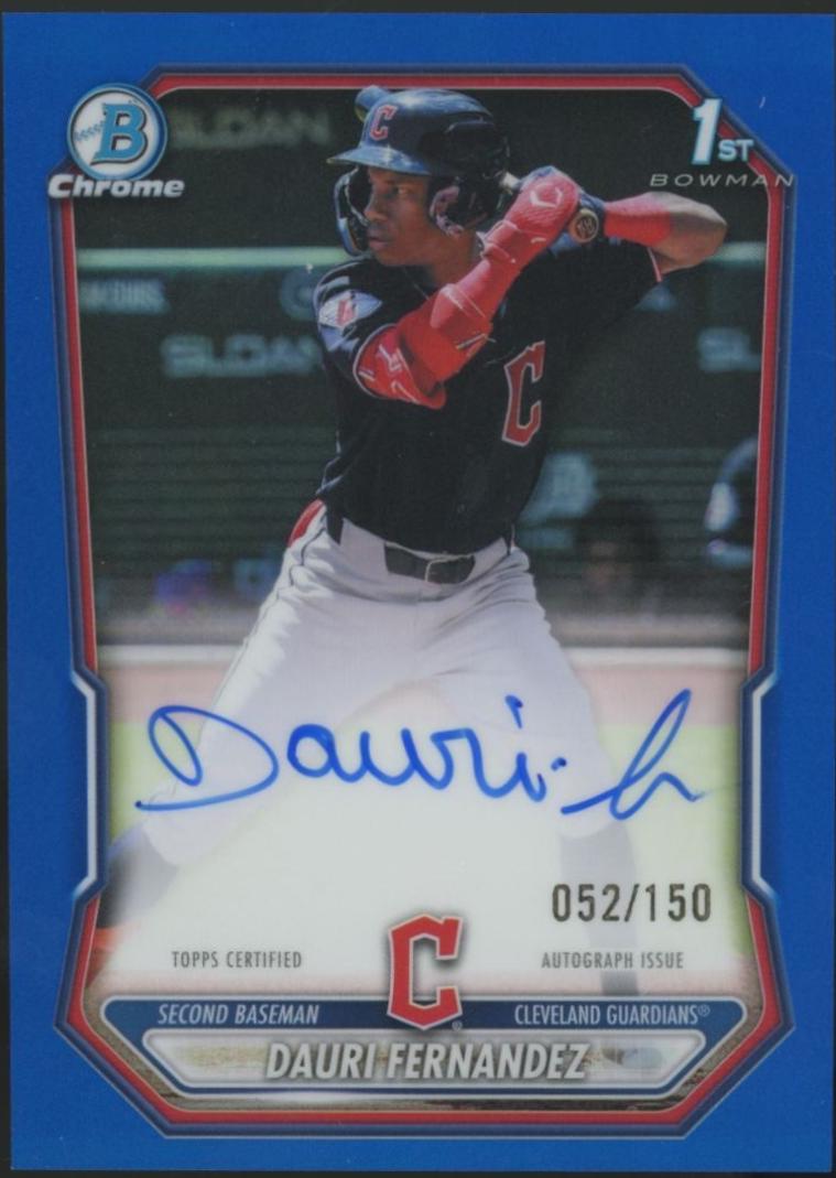 Dauri Fernandez [Blue Refractor] #CPA-DF