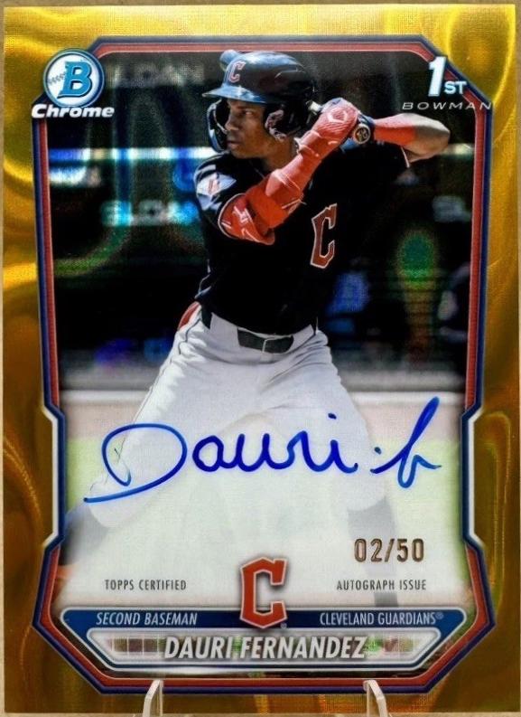 Dauri Fernandez [Gold Lava Refractor] #CPA-DF