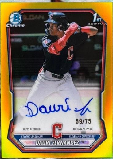 Dauri Fernandez [Yellow Refractor] #CPA-DF