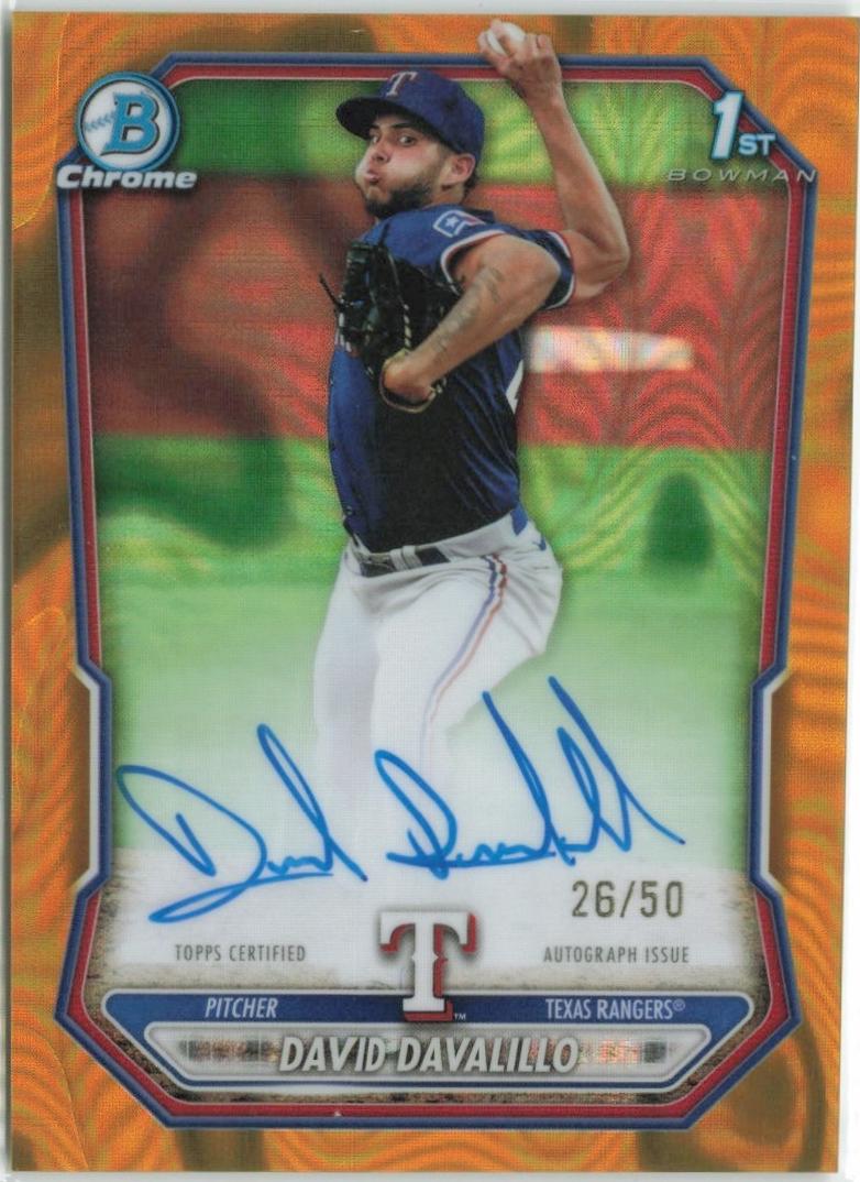 David Davalillo [Gold Lava Refractor] #CPA-DDA