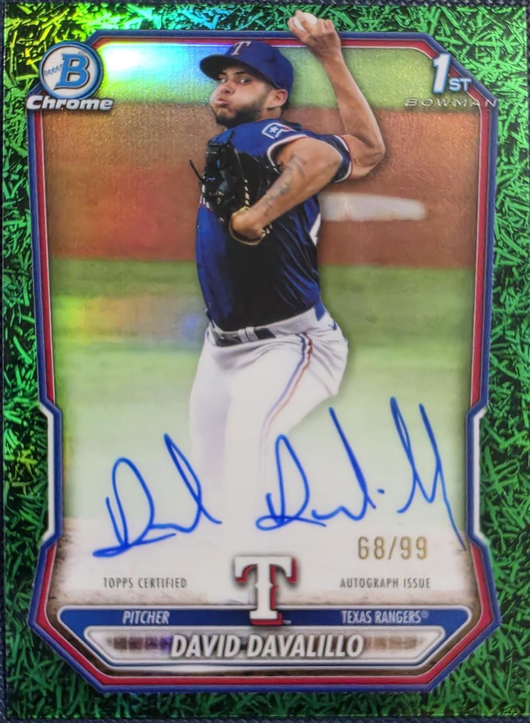 David Davalillo [Green Grass Refractor] #CPA-DDA