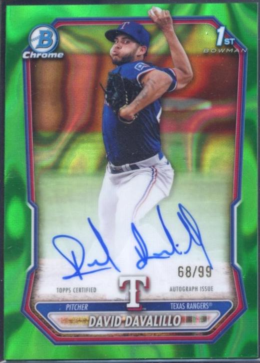 David Davalillo [Green Lava Refractor] #CPA-DDA