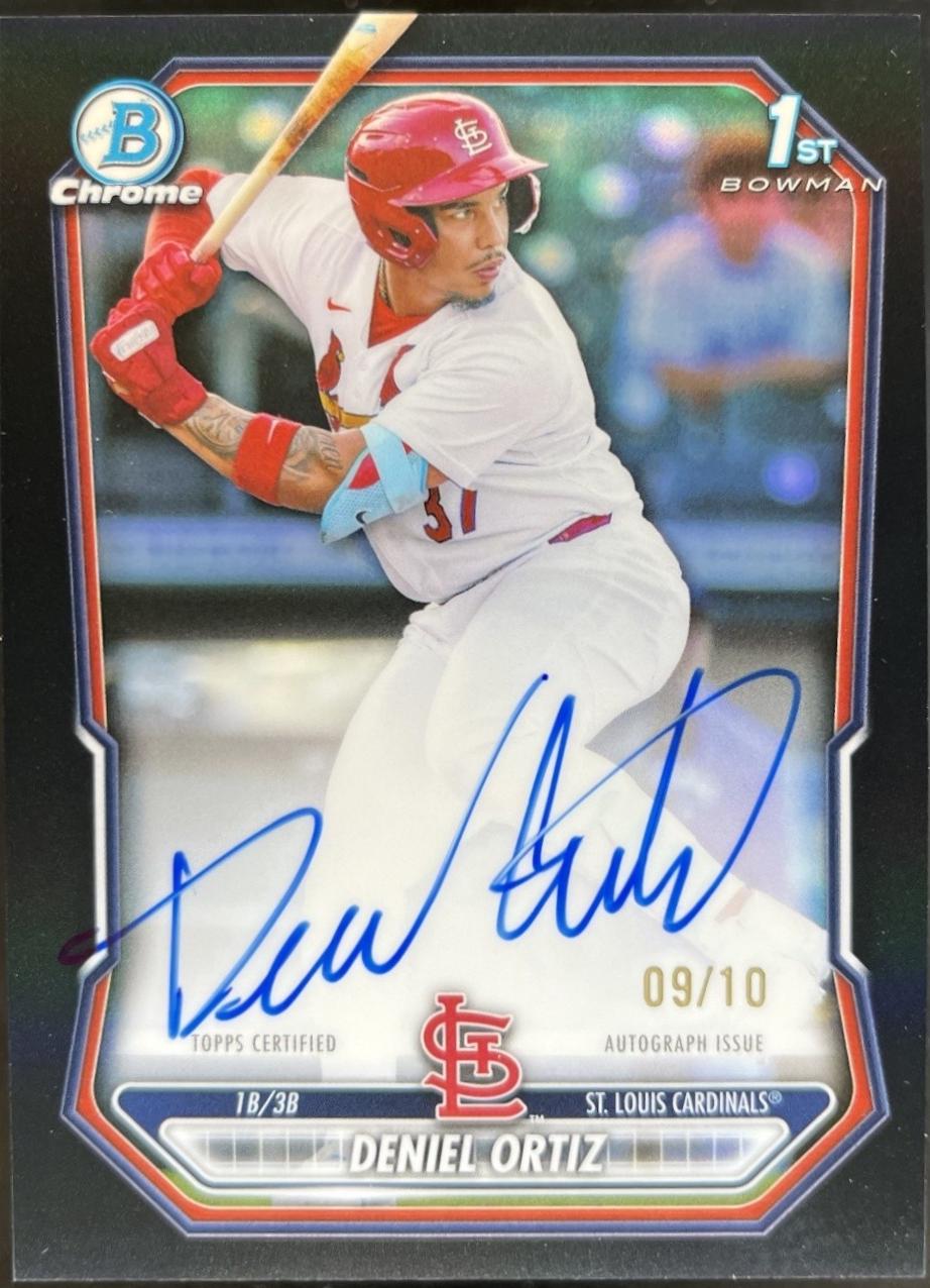Deniel Ortiz [Black Refractor] #CPA-DOR