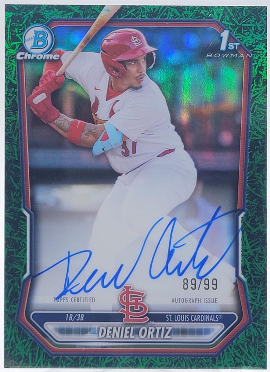 Deniel Ortiz [Green Grass Refractor] #CPA-DOR