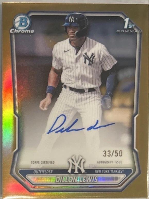Dillon Lewis [Gold Refractor] #CPA-DL