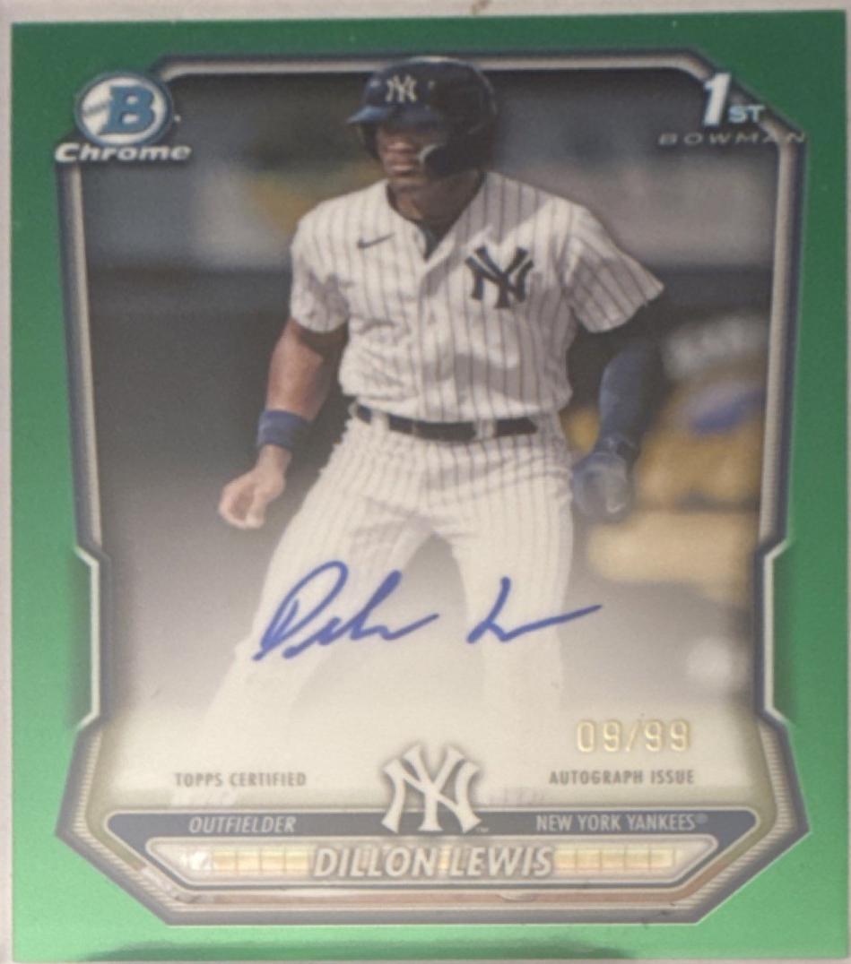 Dillon Lewis [Green Refractor] #CPA-DL