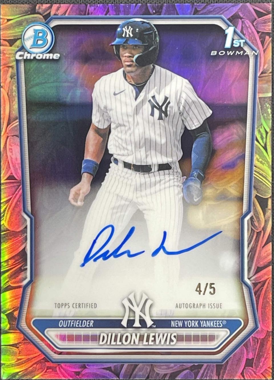 Dillon Lewis [Sunflower Seeds Refractor] #CPA-DL