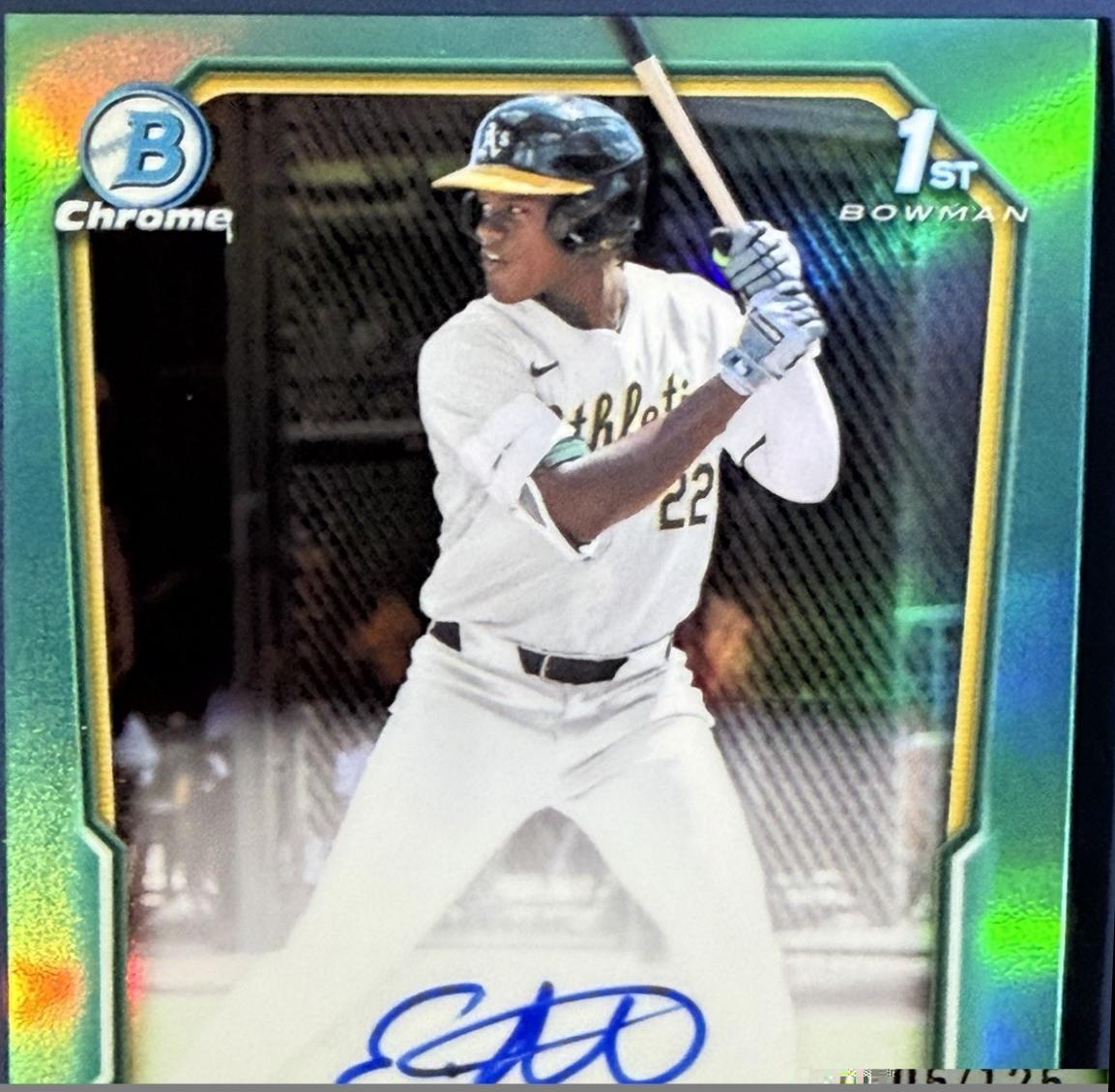 Edgar Montero [Aqua Refractor] #CPA-EM