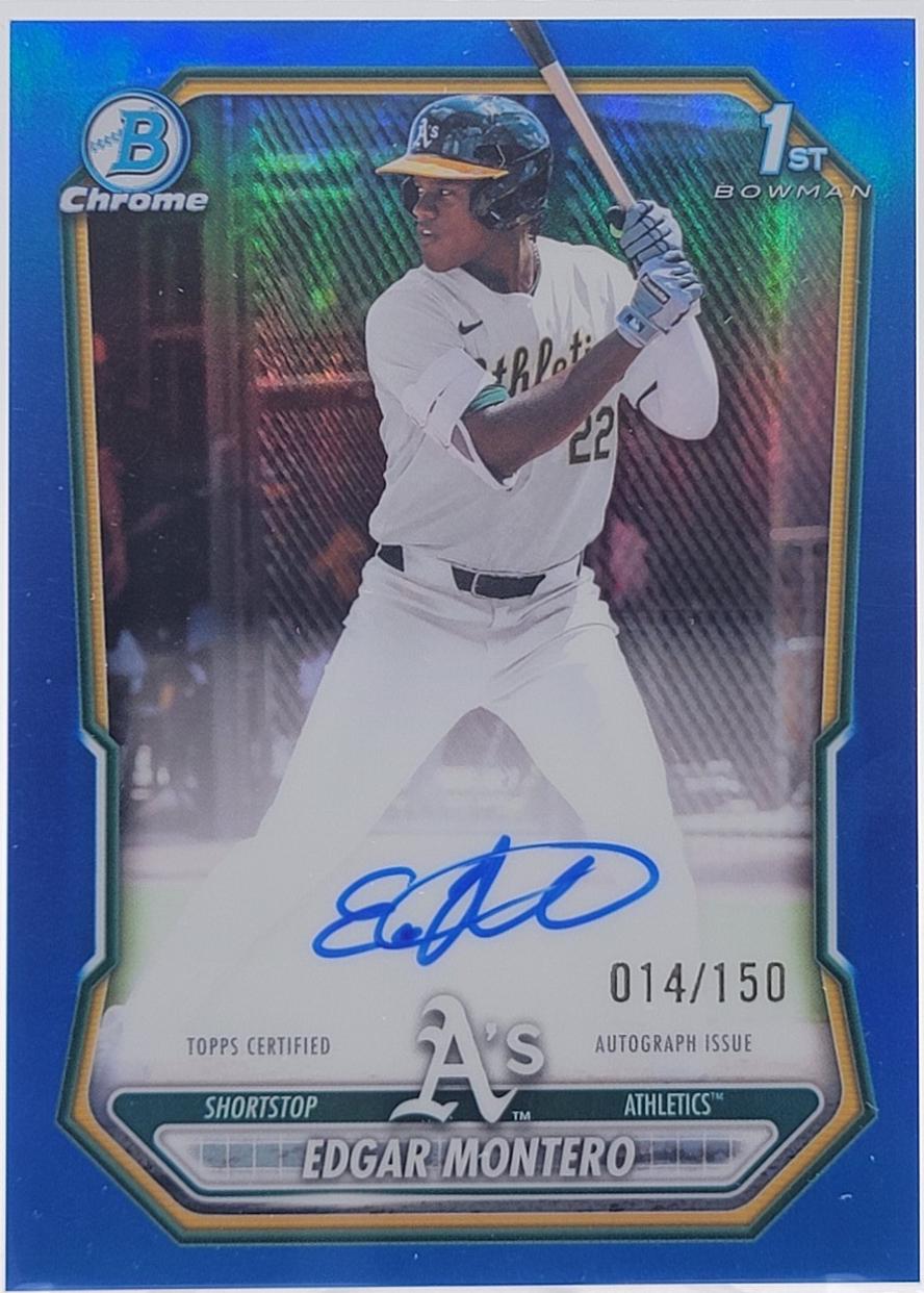 Edgar Montero [Blue Refractor] #CPA-EM