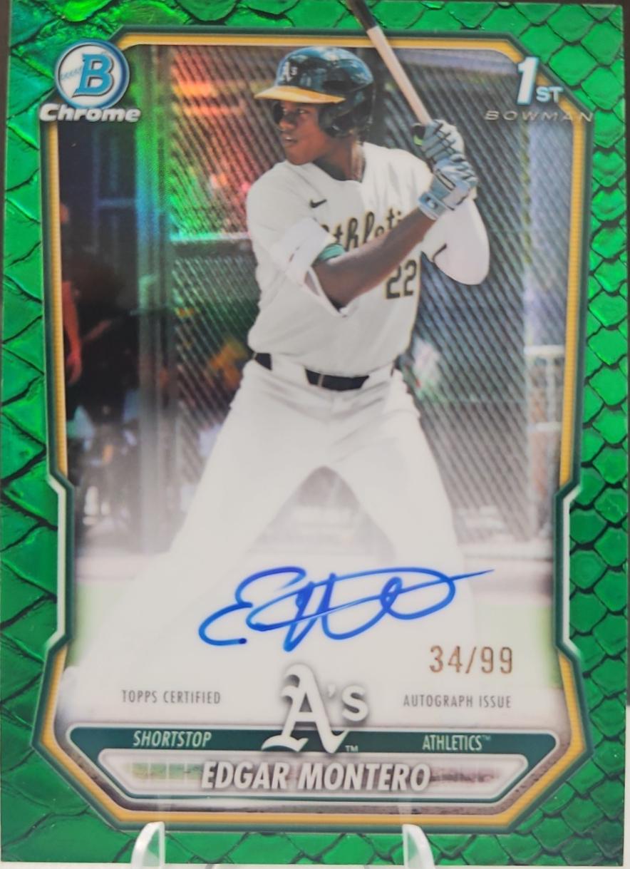 Edgar Montero [Green Reptilian Refractor] #CPA-EM