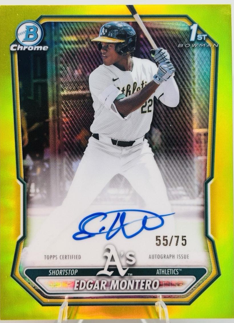 Edgar Montero [Yellow Refractor] #CPA-EM