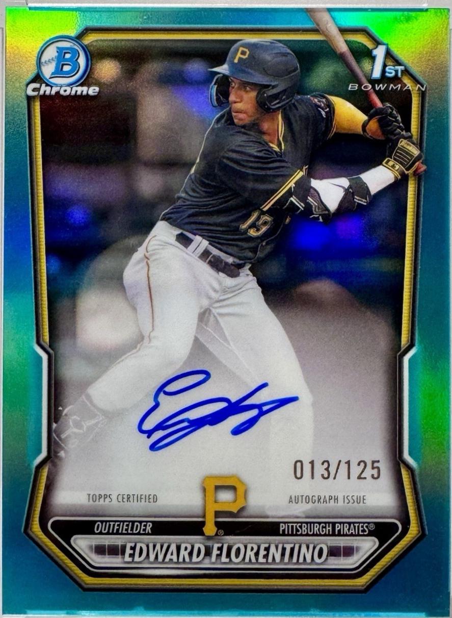 Edward Florentino [Aqua Refractor] #CPA-EF