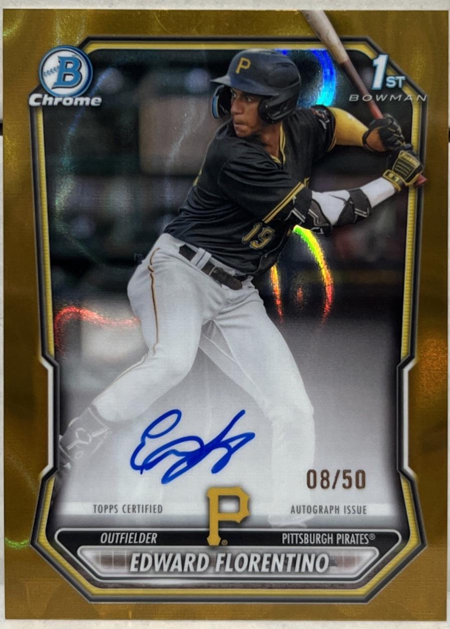 Edward Florentino [Gold Lava Refractor] #CPA-EF