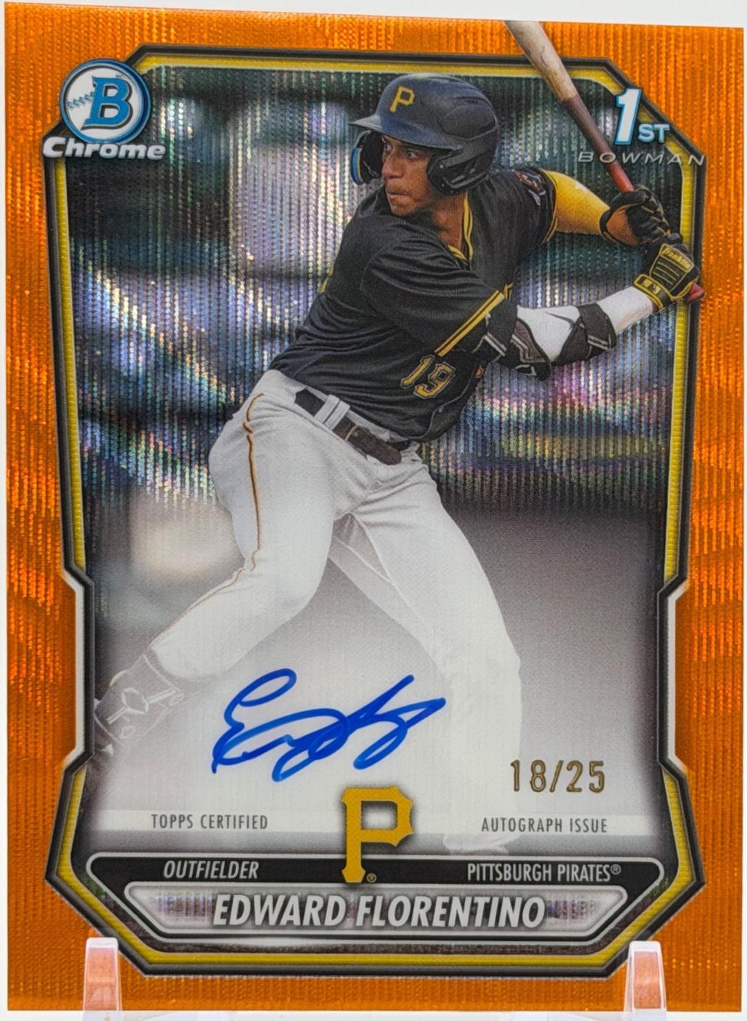 Edward Florentino [Orange Shimmer Refractor] #CPA-EF