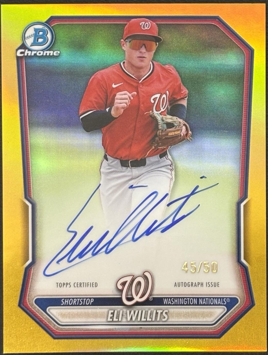 Eli Willits [Gold Refractor] #CPA-EW