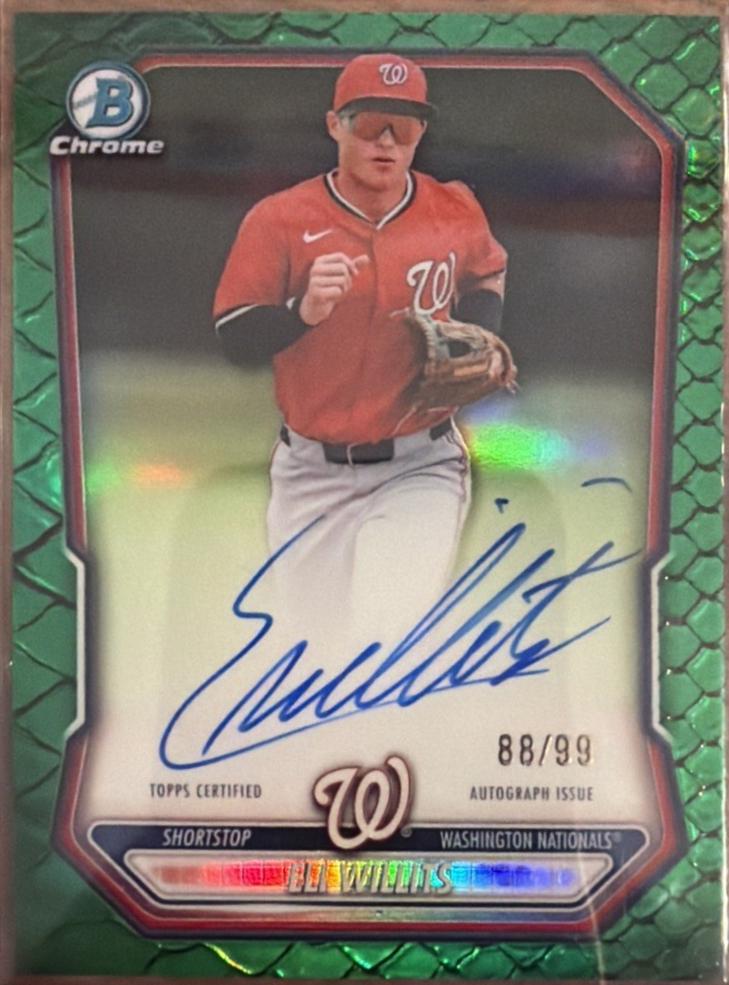 Eli Willits [Green Reptilian Refractor] #CPA-EW