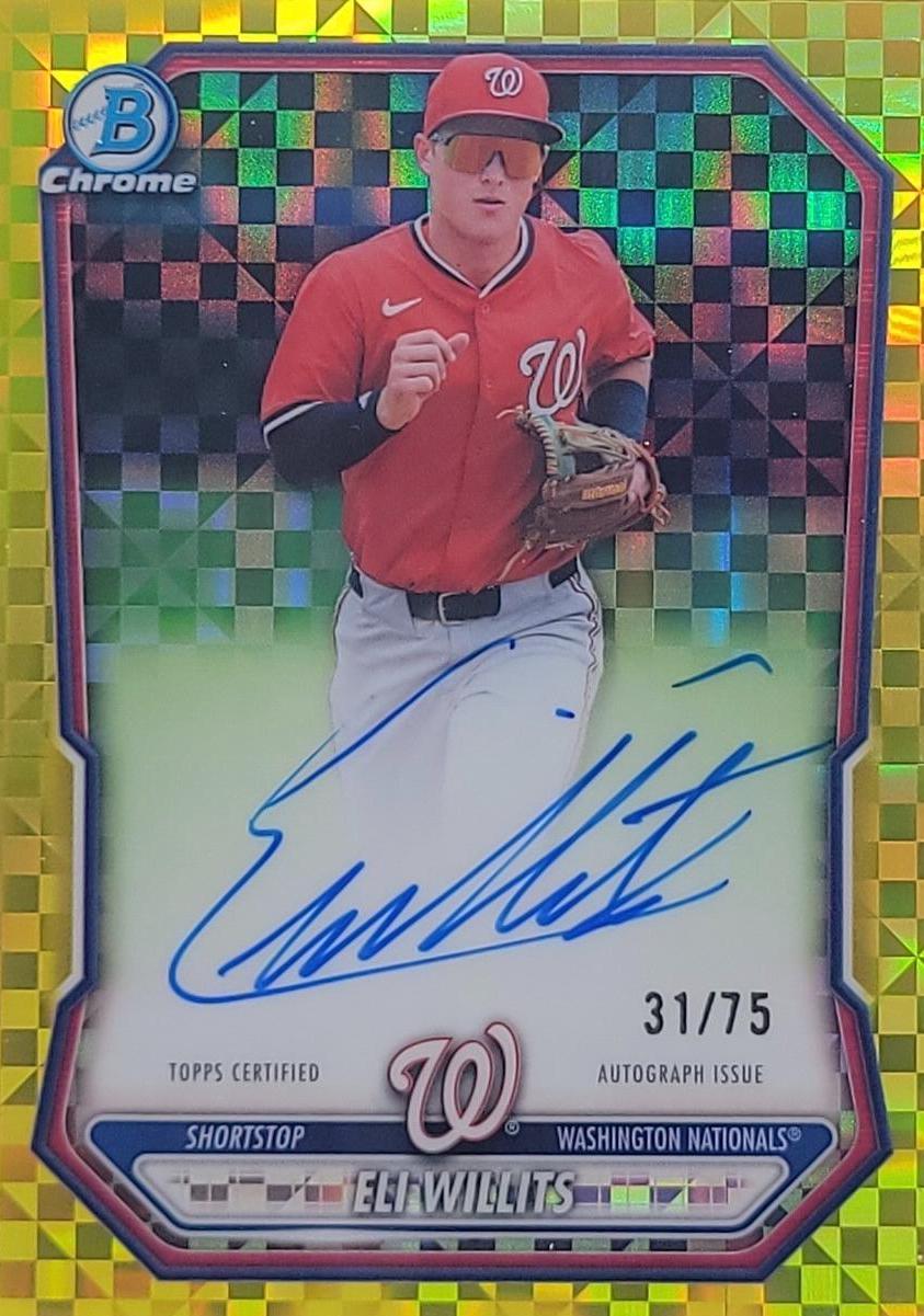 Eli Willits [Yellow Refractor] #CPA-EW
