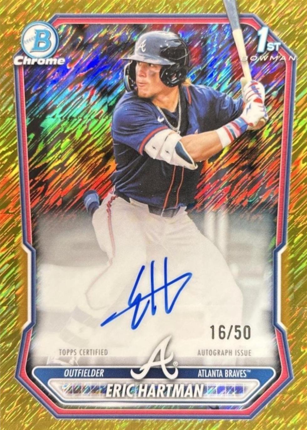 Eric Hartman [Gold Shimmer Refractor] #CPA-EHA