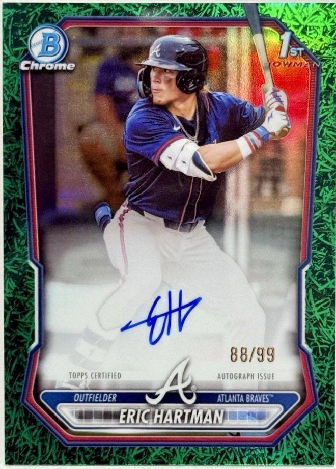 Eric Hartman [Green Grass Refractor] #CPA-EHA